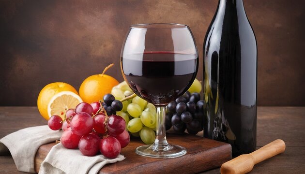 Sangria, spanish drink- Red wine and fruit