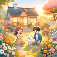 cartoon, family, holiday, love, childhood