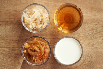 Fermented foods and vegetables - kimchi, sauerkraut, apple cider vinegar and kefir