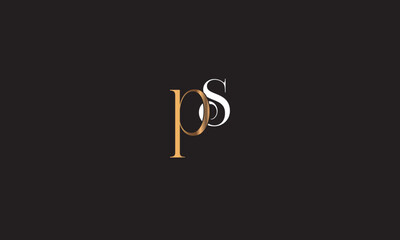 PS, SP, S, P Abstract Letters Logo Monogram