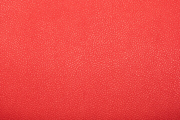 Close-up of red leather show detail and texture