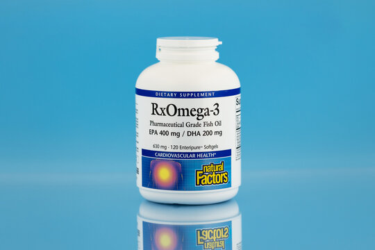 Omega 3 (fish oil) pills editorial. Omega 3 (fish oil) dietary supplement