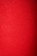 Close-up of red leather show detail and texture