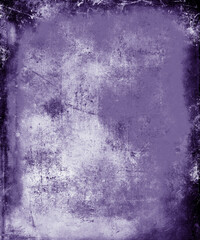 Grunge scratched background, purple distressed texture - 745813951
