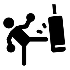 Kick Boxing Icon