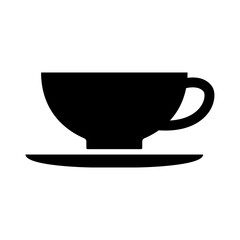 Coffee cup icon vector. Tea cup illustration sign. Mocha symbol or logo.