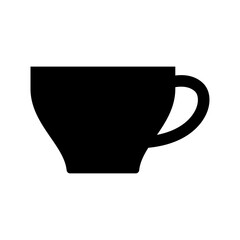 Coffee cup icon vector. Tea cup illustration sign. Mocha symbol or logo.