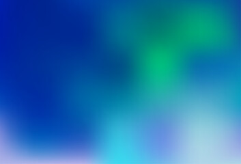 Light Blue, Green vector abstract blurred background.