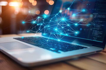 digital pc on the screen