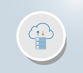 Fototapeta premium Cloud platforms provide flexible and cost-effective solutions for hosting applications, storing data, and deploying services without the overhead of managing hardware