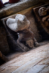 tightrope dancer, collegiate church of San Pedro de Cervatos, Romanesque, Cervatos, municipality of Campoo de Enmedio, Cantabria, Spain