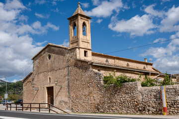 Parish church of s´Esgleieta, Esporles, mallorca, Spain