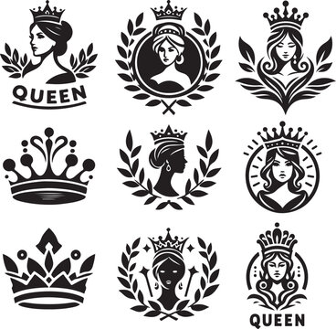 Queen Victor design icon