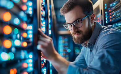 Network Engineer in the Server Room