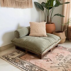 Floor Cushion in living room