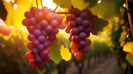 Exquisite grape background picture