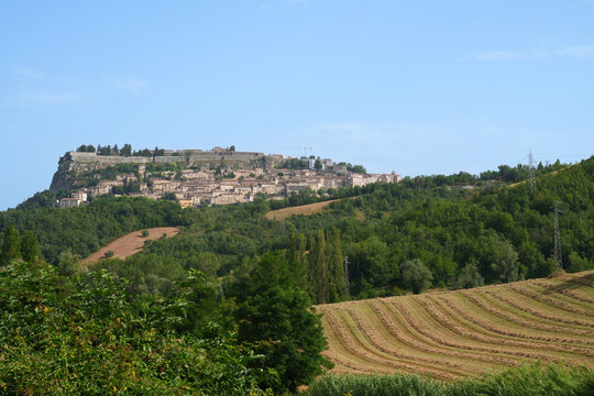 View of Civitella del Tronto, Abruzzo, Italy
