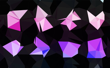Light Multicolor, Rainbow vector blurry triangle template.