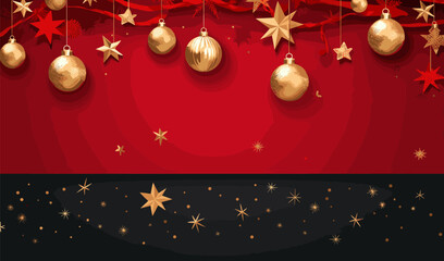 christmas banner christmas traditional elements holiday background template design