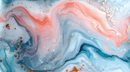 Pastel Marble Swirl: A Soft Harmony of Pastel Colors in a Background