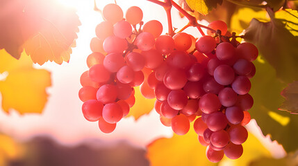 Exquisite grape background picture