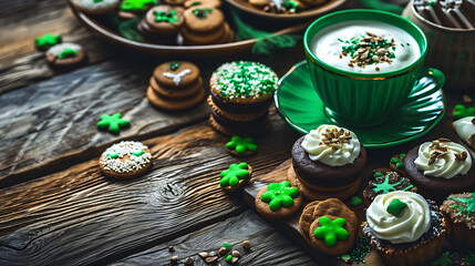 Tasting and selecting special festive treats for a delightful family occasion. Copy Space.