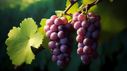Exquisite grape background picture