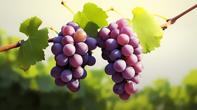 Exquisite grape background picture