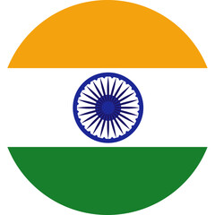 India flag icon, 인디아 국기아이콘