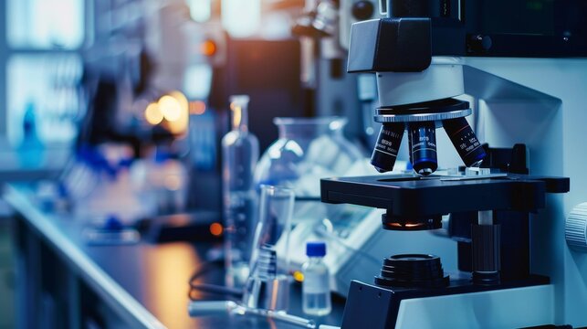 A high tech research lab with cutting edge equipment