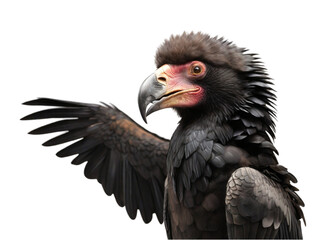 Obraz premium Condor on transparent background
