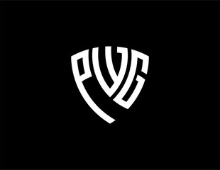 PWG creative letter logo design vector icon illustration