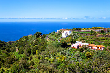 Fototapeta na wymiar Small village on the Island La Palma, Canary Islands, Spain, Europe.