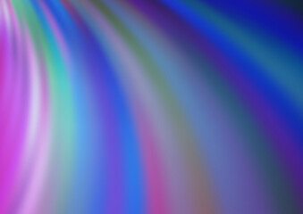 Dark Purple vector background with lava shapes.