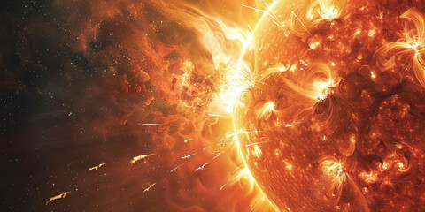 Plasma flash on the surface of a star, Influence of the sun's surface on the earth's magnetosphere