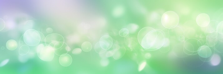 Green bokeh on nature defocus art abstract blur background