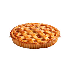 Pie isolated on transparent background