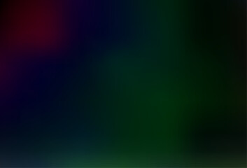 Fototapeta premium Dark Multicolor, Rainbow vector blurred shine abstract background.