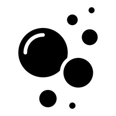 Bubble icon, Soap foam, fizzy drink, oxygen bubbles icon