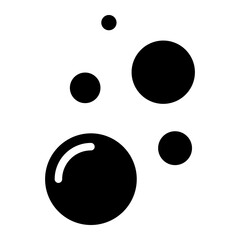 Bubble icon, Soap foam, fizzy drink, oxygen bubbles icon