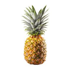 Fototapeta premium Pineapple isolated on transparent background