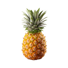 Pineapple isolated on transparent background