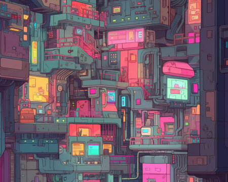 Dive deep into the programmer's arsenal with a macro shot of code slots, where each line is a building block of digital creation