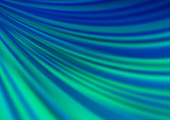 Light BLUE vector background with liquid shapes.