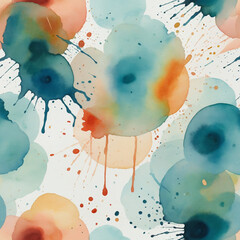 Watercolor element background with watercolour spots and stains
