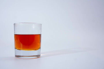 A glass of whiskey