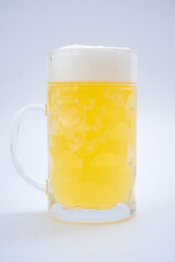 glass of beer isolated