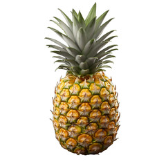 Pineapple isolated on transparent background