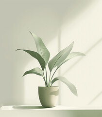 flowering green plant in white ceramic pot,