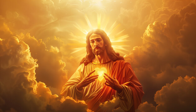 Beautiful image of the Sacred Heart of Jesus